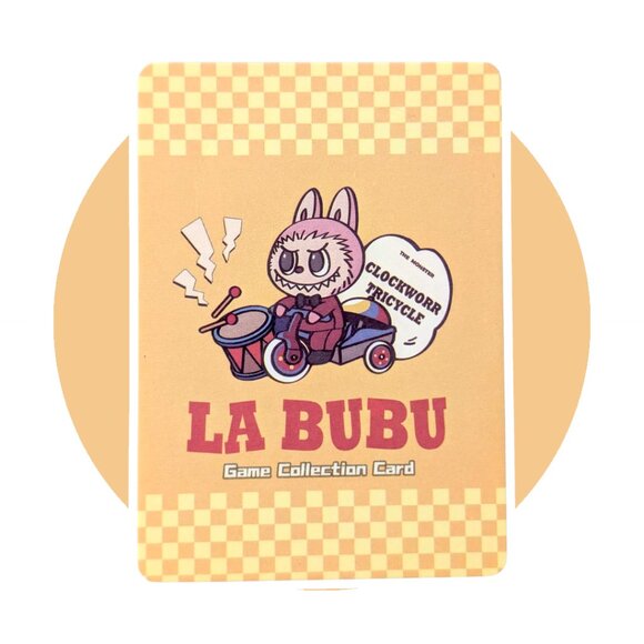 Labubu Game Collection Trading Card (WW14): Blue Monster Coconut, LABU-014 - Picture 2 of 2